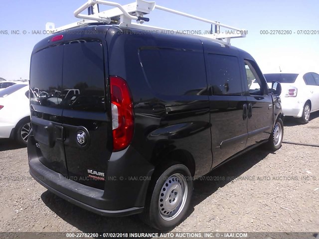 ZFBERFAT9G6C59784 - 2016 RAM PROMASTER CITY  BLACK photo 4