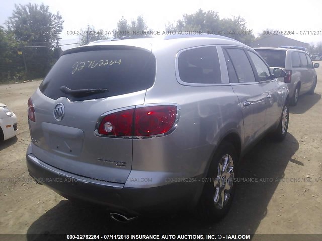 5GAEV23728J102953 - 2008 BUICK ENCLAVE CXL ვერცხლისფერი ფოტო 4