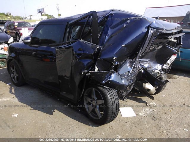 JTLKE50E681038457 - 2008 TOYOTA SCION XB Mavi foto 3