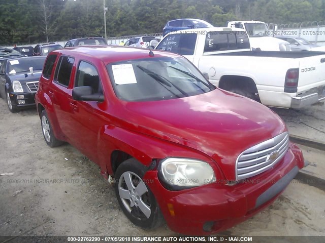 3GNDA13D28S554185 - 2008 CHEVROLET HHR LS RED photo 1