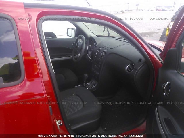 3GNDA13D28S554185 - 2008 CHEVROLET HHR LS RED photo 5