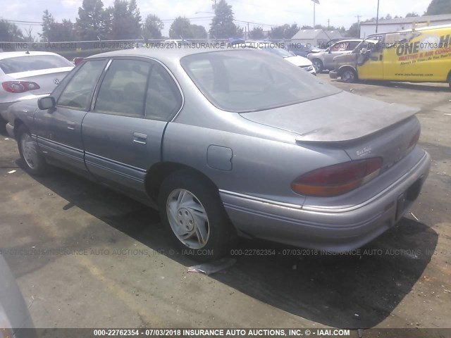 1G2HX53L5N1237199 - 1992 PONTIAC BONNEVILLE SE BLUE photo 3