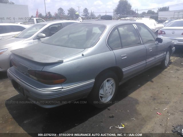 1G2HX53L5N1237199 - 1992 PONTIAC BONNEVILLE SE BLUE photo 4