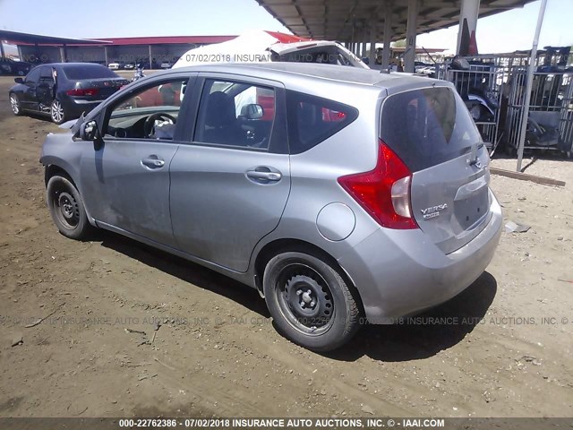 3N1CE2CP4EL367578 - 2014 NISSAN VERSA NOTE S/S PLUS/SV/SL GRAY photo 3