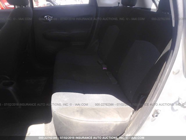 3N1CE2CP4EL367578 - 2014 NISSAN VERSA NOTE S/S PLUS/SV/SL GRAY photo 8