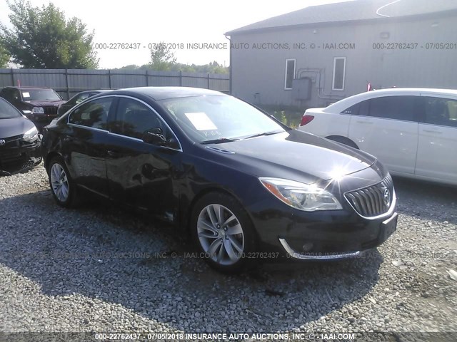 2G4GK5EX8F9171536 - 2015 BUICK REGAL BLACK photo 1