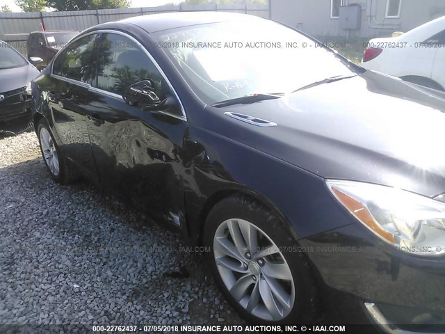 2G4GK5EX8F9171536 - 2015 BUICK REGAL BLACK photo 6
