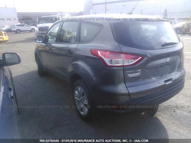 1FMCU0F74EUB75661 - 2014 FORD ESCAPE S GRAY photo 3