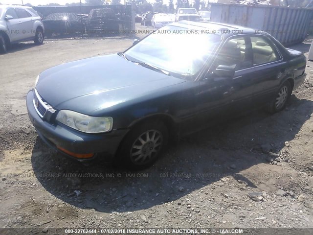 JH4UA2653WC003459 - 1998 ACURA 2.5TL GREEN photo 2