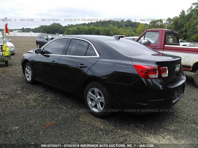 1G11B5SA7DF342333 - 2013 CHEVROLET MALIBU LS BLACK photo 3