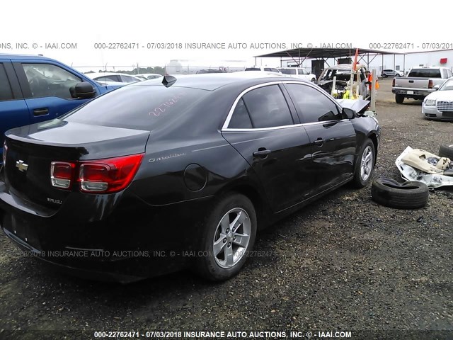1G11B5SA7DF342333 - 2013 CHEVROLET MALIBU LS BLACK photo 4