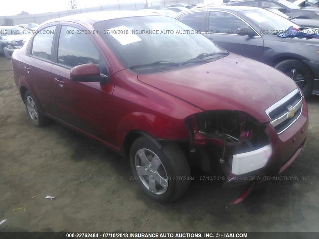 KL1TD5DE6BB180801 - 2011 CHEVROLET AVEO LS/LT 红色 照片 1