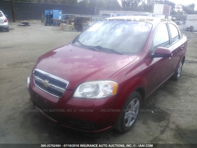 KL1TD5DE6BB180801 - 2011 CHEVROLET AVEO LS/LT 红色 照片 2