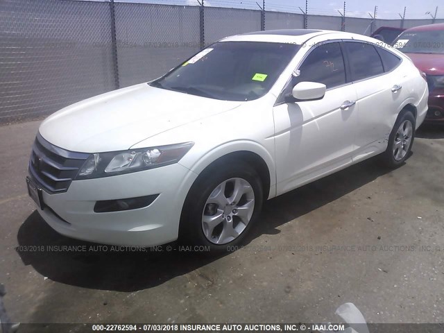 5J6TF2H54CL010115 - 2012 HONDA CROSSTOUR EXL თეთრი ფოტო 2