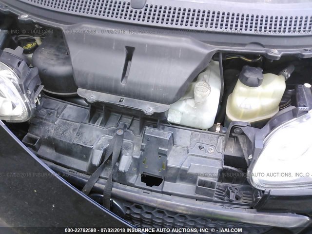 WMEEJ3BA9DK622912 - 2013 SMART FORTWO PURE/PASSION BLACK photo 10