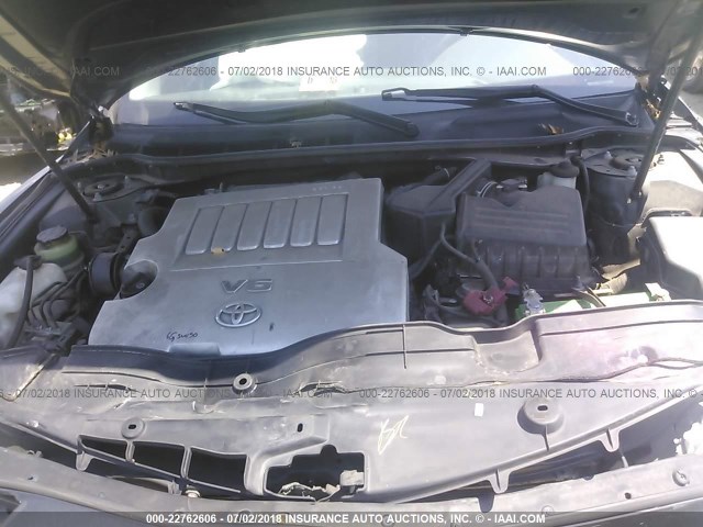 4T1BK46K87U010115 - 2007 TOYOTA CAMRY NEW GENERAT LE/XLE/SE GRAY photo 10