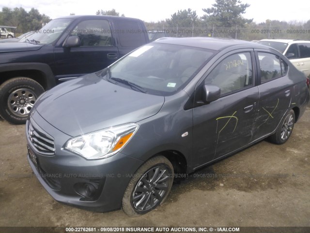 ML32F3FJ7JHF09083 - 2018 MITSUBISHI MIRAGE G4 ES Boz foto 2