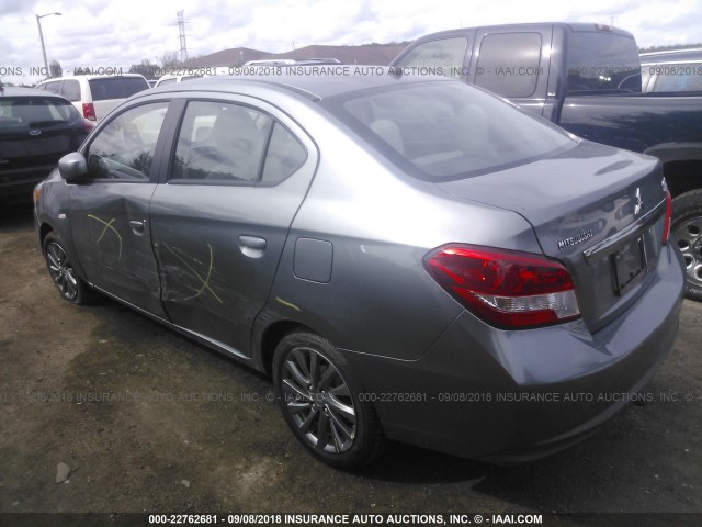 ML32F3FJ7JHF09083 - 2018 MITSUBISHI MIRAGE G4 ES Boz foto 3