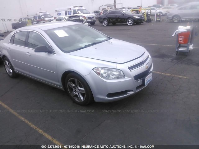 1G1ZA5E1XBF280635 - 2011 CHEVROLET MALIBU LS ვერცხლისფერი ფოტო 1