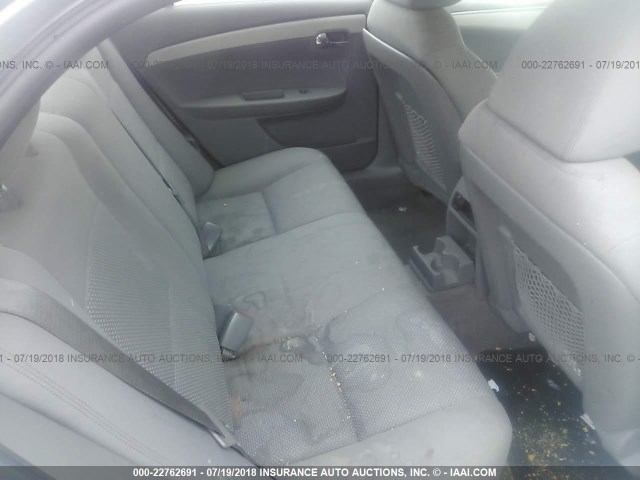 1G1ZA5E1XBF280635 - 2011 CHEVROLET MALIBU LS ვერცხლისფერი ფოტო 8