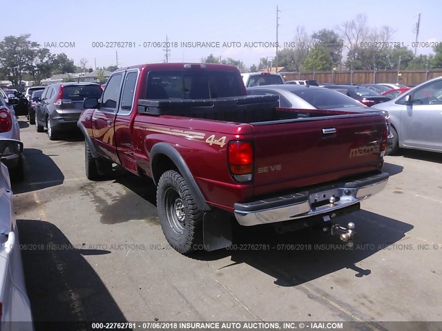 4F4ZR17X3WTM15835 - 1998 MAZDA B4000 CAB PLUS RED photo 3