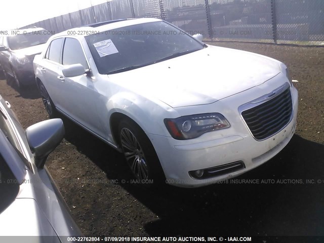 2C3CCABG7DH618491 - 2013 CHRYSLER 300 S WHITE photo 1