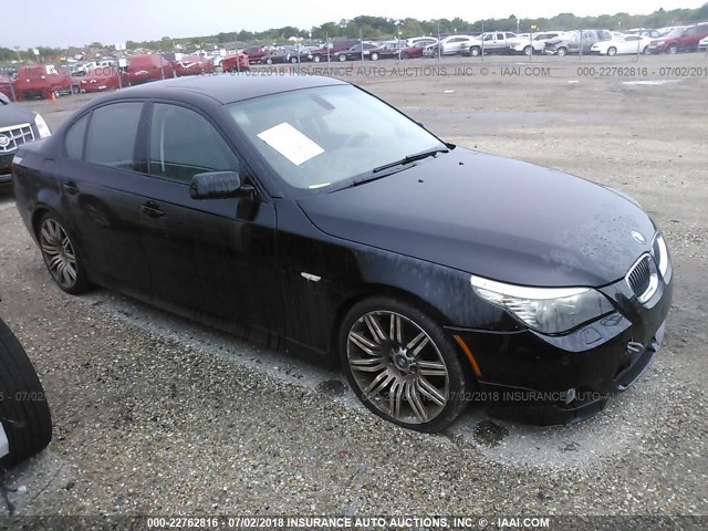 WBANW53598CT52221 - 2008 BMW 550 I BLACK photo 1