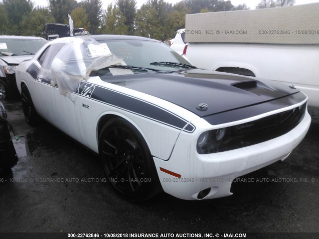 2C3CDZFJ4HH625972 - 2017 DODGE CHALLENGER R/T 392 WHITE photo 1