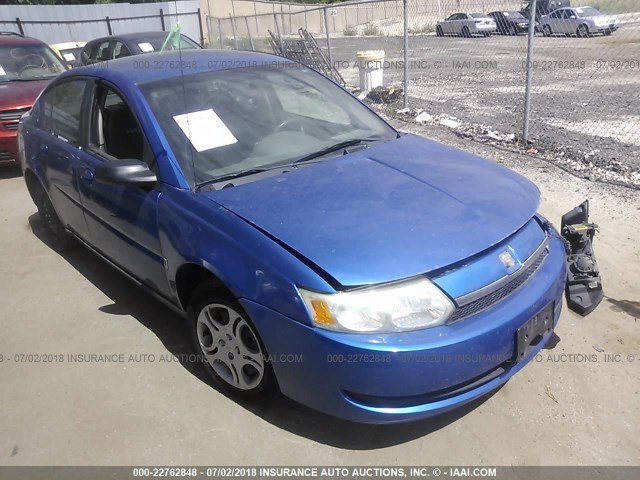 1G8AJ52F94Z122643 - 2004 SATURN ION LEVEL 2 蓝色 照片 1