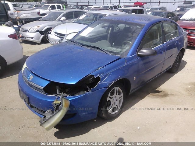1G8AJ52F94Z122643 - 2004 SATURN ION LEVEL 2 蓝色 照片 2