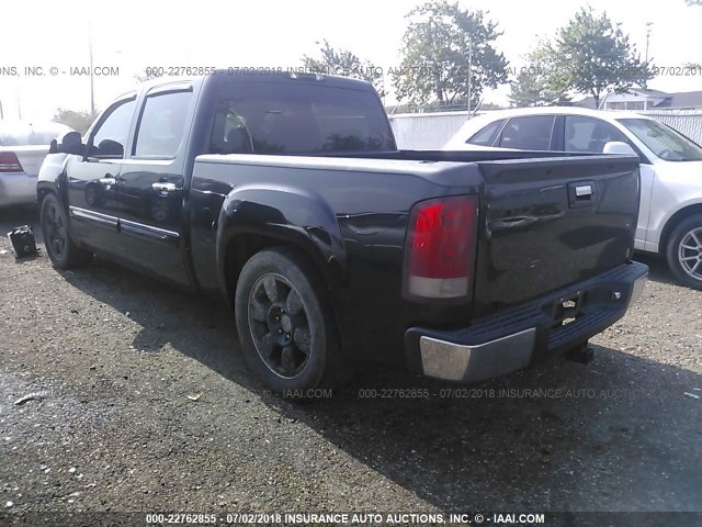 3GTP1VE04BG198307 - 2011 GMC SIERRA C1500 SLE BLACK photo 3