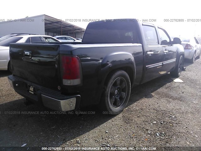 3GTP1VE04BG198307 - 2011 GMC SIERRA C1500 SLE BLACK photo 4