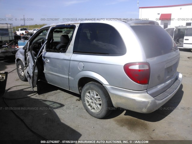 2B4GP44G91R169379 - 2001 DODGE GRAND CARAVAN SPORT SILVER photo 3