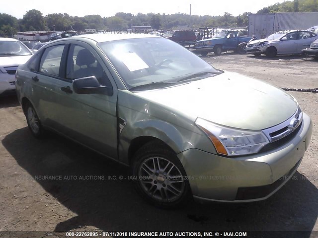 1FAHP35N88W116162 - 2008 FORD FOCUS SE/SEL/SES GREEN photo 1