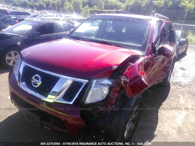 5N1AR1NB0CC608139 - 2012 NISSAN PATHFINDER S/LE/SE RED photo 6