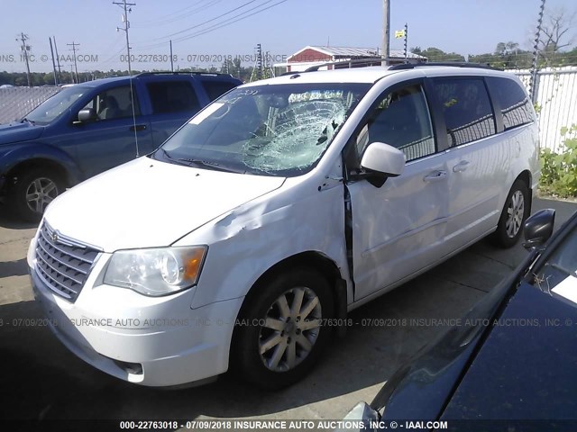 2A8HR54P88R676106 - 2008 CHRYSLER TOWN & COUNTRY TOURING WHITE photo 2