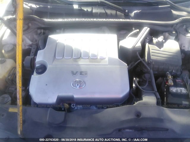 4T1BK46K67U530135 - 2007 TOYOTA CAMRY NEW GENERAT LE/XLE/SE WHITE photo 10