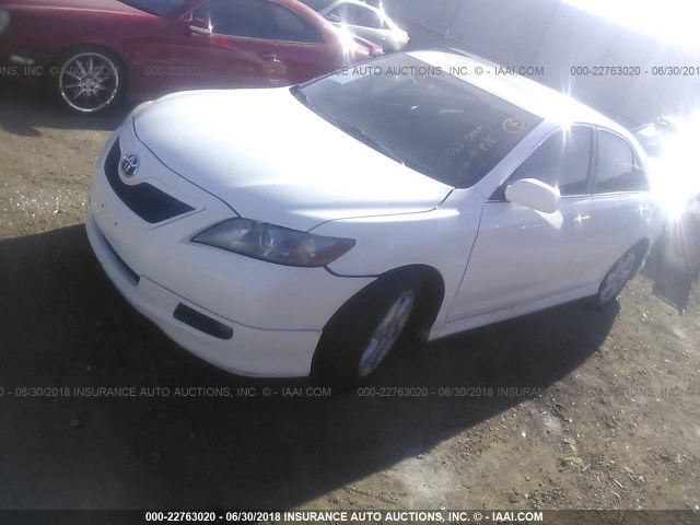 4T1BK46K67U530135 - 2007 TOYOTA CAMRY NEW GENERAT LE/XLE/SE WHITE photo 2