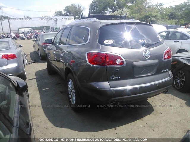 5GAKVCED8CJ403229 - 2012 BUICK ENCLAVE BROWN photo 3