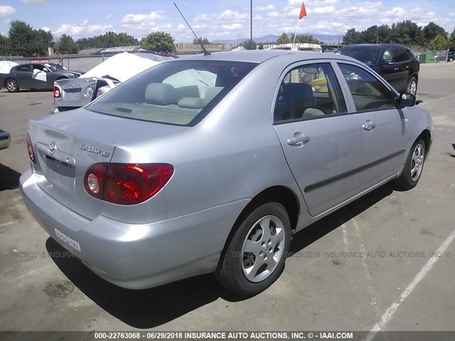 1NXBR32E37Z781703 - 2007 TOYOTA COROLLA CE/LE/S 银色 照片 4