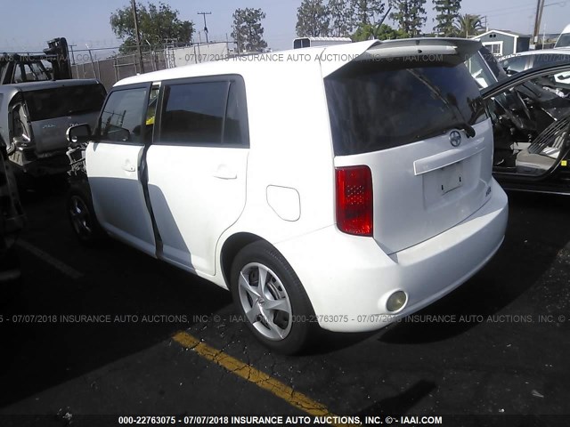 JTLKE50EX81017739 - 2008 TOYOTA SCION XB თეთრი ფოტო 3