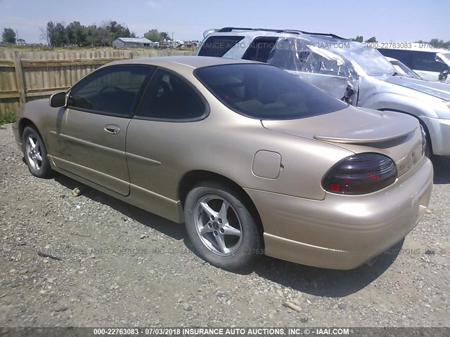 1G2WP12K3YF317794 - 2000 PONTIAC GRAND PRIX GT GOLD photo 3