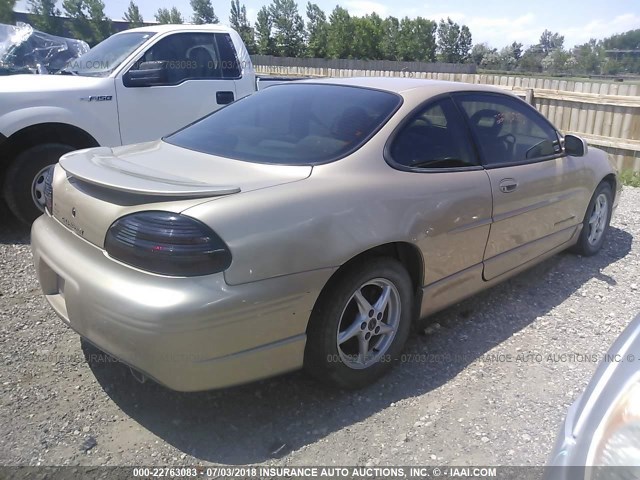 1G2WP12K3YF317794 - 2000 PONTIAC GRAND PRIX GT GOLD photo 4