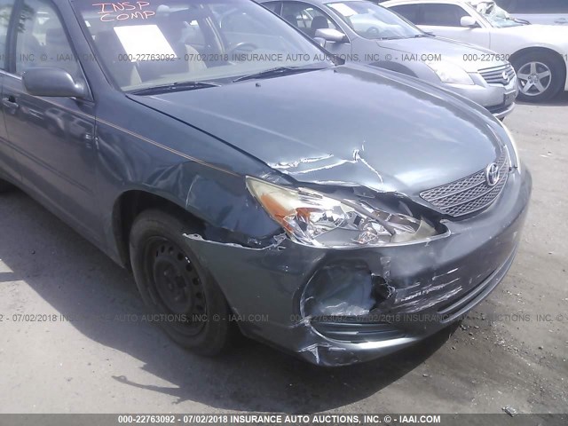 4T1BE32K23U692863 - 2003 TOYOTA CAMRY LE/XLE/SE ნაცრისფერი ფოტო 6