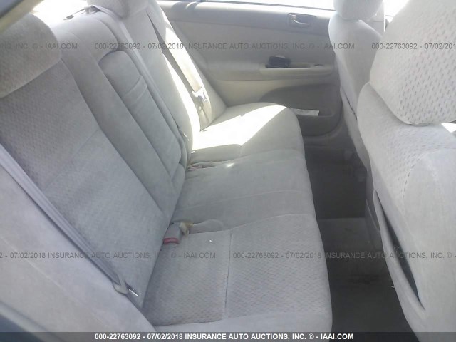 4T1BE32K23U692863 - 2003 TOYOTA CAMRY LE/XLE/SE ნაცრისფერი ფოტო 8