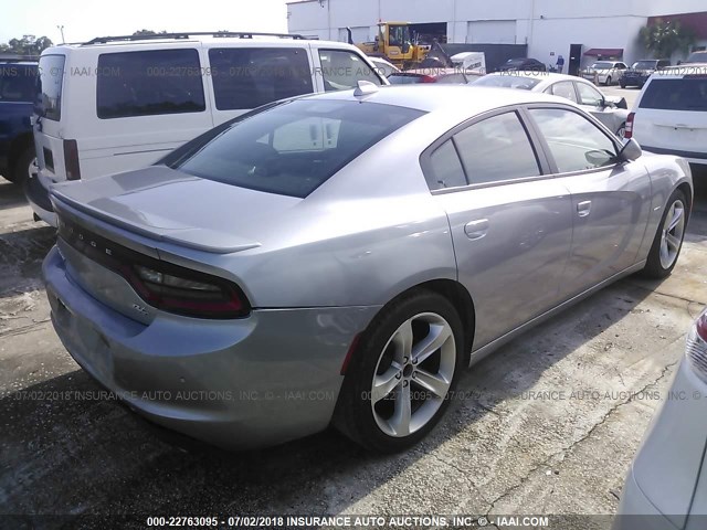 2C3CDXCT3JH233579 - 2018 DODGE CHARGER R/T GRAY photo 4