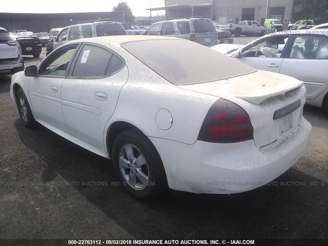 2G2WP552581172266 - 2008 PONTIAC GRAND PRIX WHITE photo 3