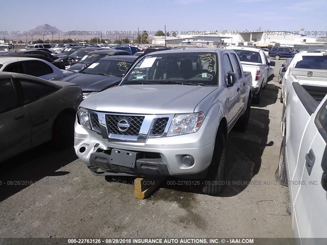 1N6AD0ERXGN792247 - 2016 NISSAN FRONTIER S/SV/SL/PRO-4X SILVER photo 2