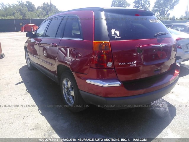 2C4GM68405R666074 - 2005 CHRYSLER PACIFICA TOURING RED photo 3