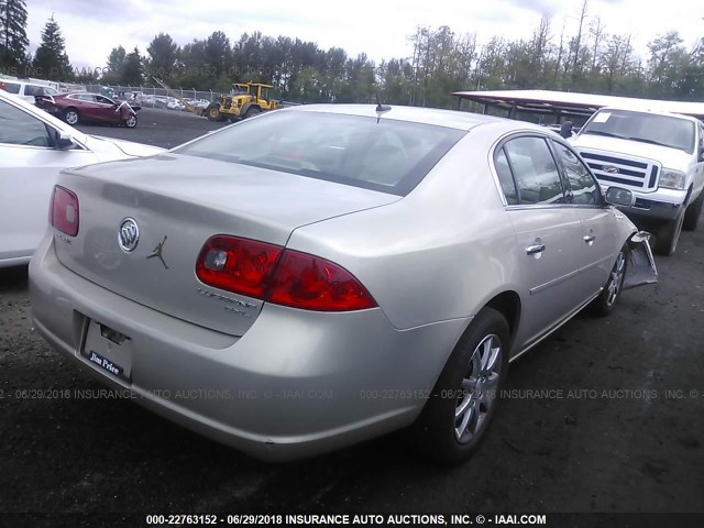 1G4HD57238U144881 - 2008 BUICK LUCERNE CXL GOLD photo 4